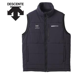 期間限定お買い得プライス デサント DESCENTE ムーブスポーツ MOVESPORT MVSP AERO CAPSULE ソフトナイロン スタンドベスト メンズ DMMWJC42-BK｜ezone