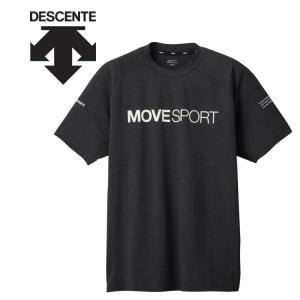 デサント DESCENTE ムーブスポーツ MOVESPORT MVSP SUNSCREEN TOUGH ソフトハイゲージ ショートスリーブシャツ 半袖 メンズ DMMXJA60-BKMの商品画像