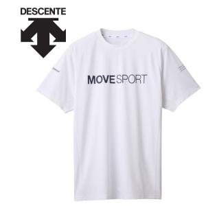 デサント DESCENTE ムーブスポーツ MOVESPORT MVSP SUNSCREEN TOUGH ソフトハイゲージ ショートスリーブシャツ 半袖 メンズ DMMXJA60-WHの商品画像