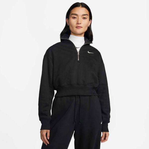 ナイキ ウィメンズ NSW フェニックス フリース L/S クロップ トップ QZ DQ5768-0...