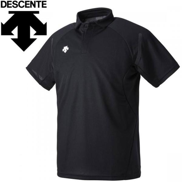 メール便送料無料 デサント ポロシャツ メンズ DTM-4000-BLK DESCENTE 半袖