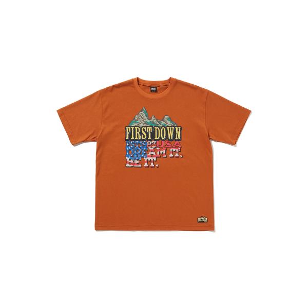 FIRST DOWN USA S/S GRAFHIC TEE F101049-31 メンズ レディー...