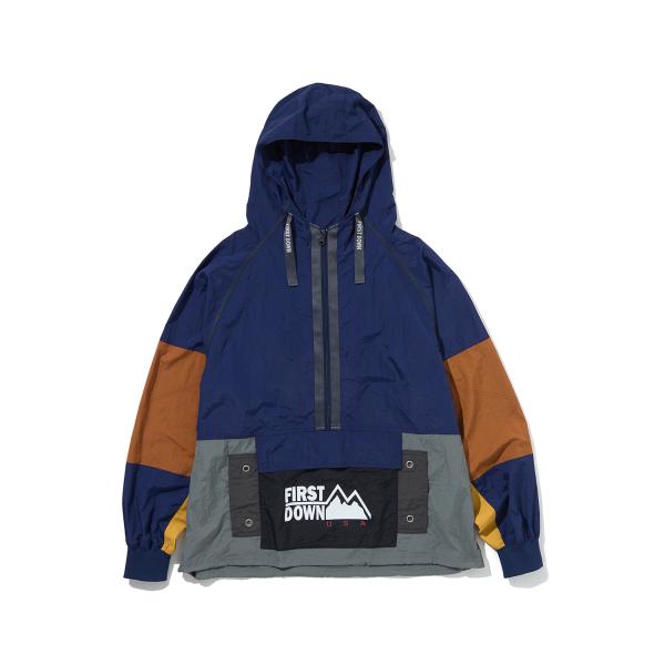 FIRST DOWN USA マルチカラー アノラック MULTICOLOR ANORAK F141...