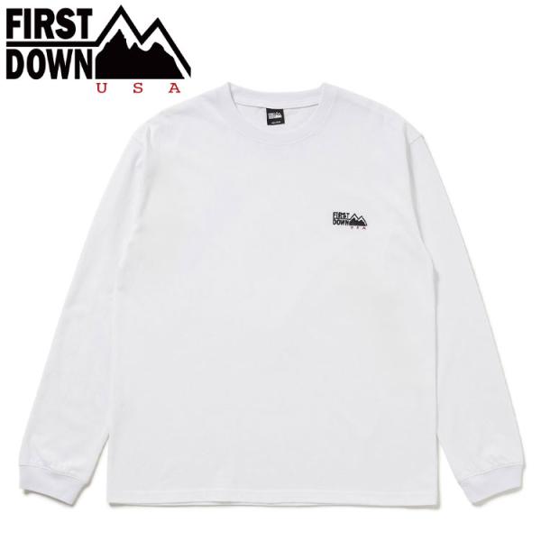 FIRST DOWN USA ロゴ ロングスリーブTシャツ LOGO L/S TEE F972038...