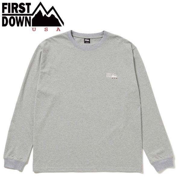 FIRST DOWN USA ロゴ ロングスリーブTシャツ LOGO L/S TEE F972038...