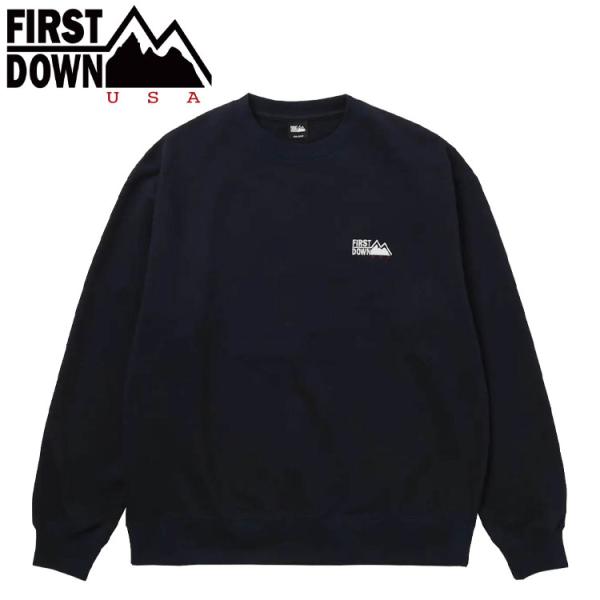 FIRST DOWN USA  LOGO CREW SWEAT F972041-06 メンズ レディ...