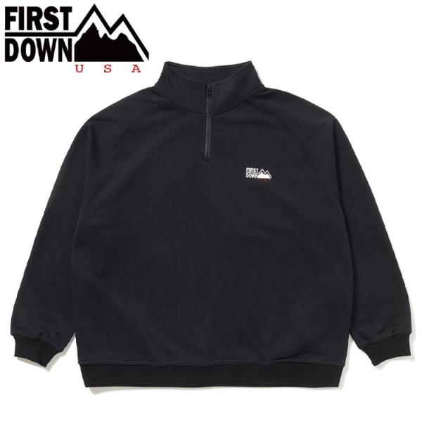 FIRST DOWN USA ハーフジップ スウェット HALF ZIP SWEAT F972045...