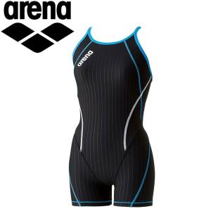 アリーナ 水泳 競泳水着 トレーニング レディース タフ-ミドルスパッツS FSA6600W-BKTQ メール便送料無料 返品不可