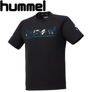 ヒュンメル hummel プラクティスTシャツ メンズ ブラック 黒 スポーツ トレーニング 半袖 Tシャツ HAP4143-90