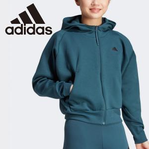 adidas（アディダス） レディース スウェット フルジップ adidas