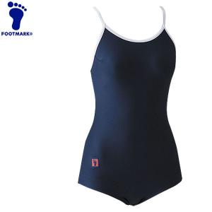  フットマーク 水泳 ツーウェイ水着 白パイピング5L 水着 101504B2-08 