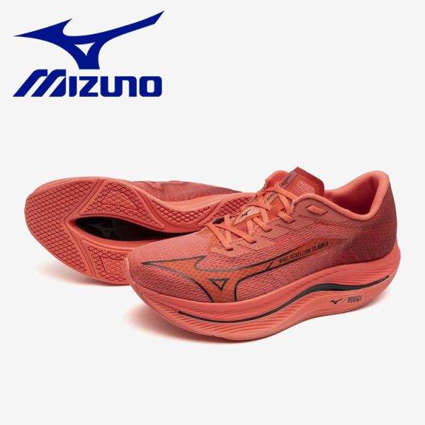 ミズノ MIZUNO ランニングシューズ ウエーブリベリオンフラッシュ2 ランニング マラソン 陸上...