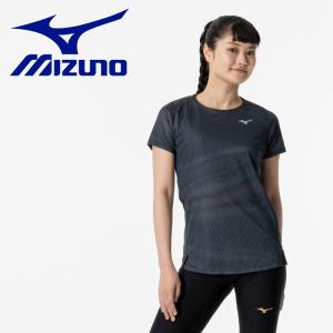 メール便送料無料 ミズノ MIZUNO 汗処理/通気 ドライエアロフロープレミアムTシャツ オーロラ ウィメンズ J2MAA70109｜ezone