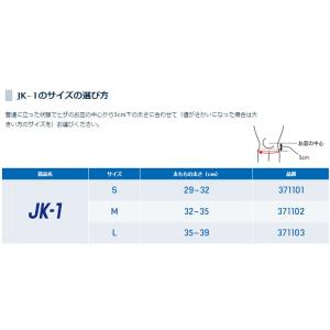 ザムスト JK-1 ヒザ用サポーターミドルサポ...の詳細画像2