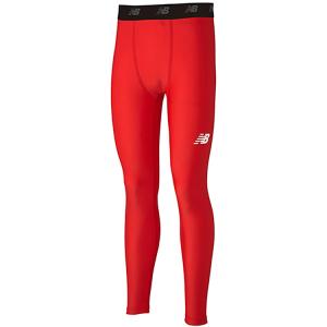 17SS ニューバランス サッカー インナースパッツ メンズ ストレッチインナーロングパンツ JMPF7381-RED