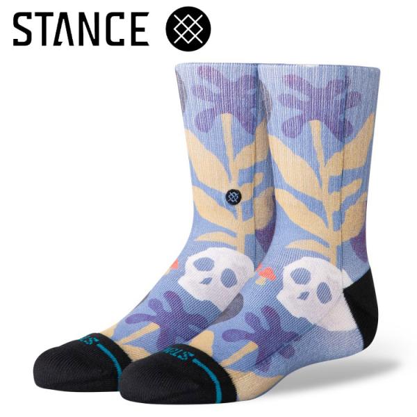 スタンス KIDS TROPISKULL CREW K556A25TPCSTB ジュニア メール便送...