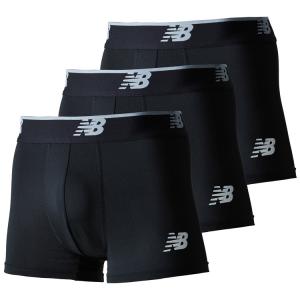 ニューバランス メッシュボクサー 3インチ 前閉じ 3P LAU13048-BKK メンズ メール便送料無料 返品不可