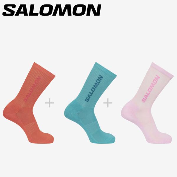 サロモン EVERYDAY CREW 3-PACK LC2726200 メンズ レディース メール便...