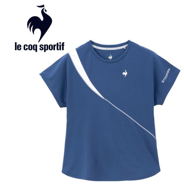 ルコックスポルティフ le coq sportif テニス 切替ゲームシャツ 半袖 レディース LN...