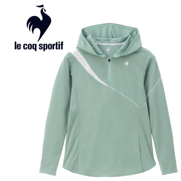 ルコックスポルティフ le coq sportif テニス ハーフジップ長袖シャツ レディース LN...