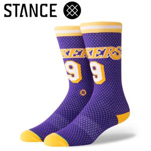 今だけ半額セール スタンス STANCE 靴下 ソックス LAKERS 94 HWC M545C18VEHPUR メンズ
