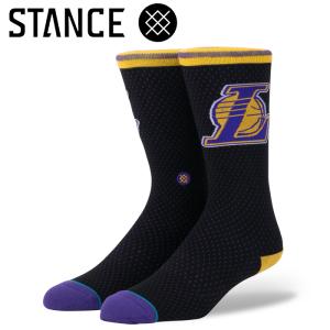 メール便送料無料 スタンス ソックス 靴下 おしゃれ STANCE LAKERS JERSEY M545D17LAKBLK メンズ 【返品不可】｜ezone