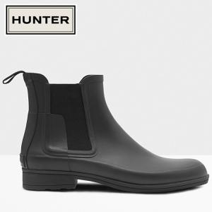 期間限定お買い得プライス HUNTER ハンター オリジナル リファインド チェルシーブーツ メンズ MFS9060RMA-BLK ハイカット