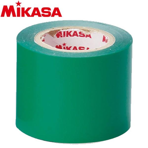 ミカサ ラインテープ 緑 伸びないタイプ 5cm幅 5巻入 PP-50-G 9021014