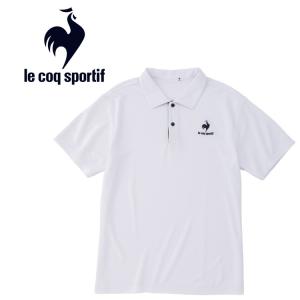 メール便送料無料 ルコック スポルティフ le coq sportif  エコペットポロシャツ 半袖 メンズ QMMTJA70Z-WHT
