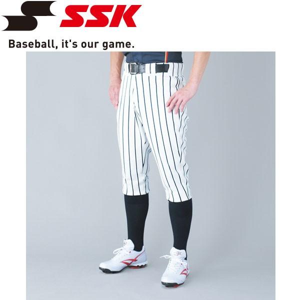 エスエスケイ SSK 野球 ストライプショート丈パンツ メンズ UP002S-1070