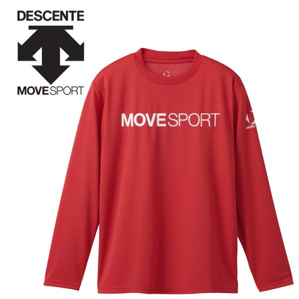 デサント トレーニング ロングスリーブシャツ メンズ ST5SLTT1M-RD00
