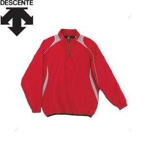 デサント DESCENTE  野球 プルオーバーコート メンズ STD-425B-RED｜ezone