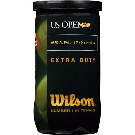 ウイルソン 硬式テニスボール USオープン・エクストラ・デューティ（2コ入）WRT1000J