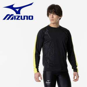 メール便送料無料 ミズノ MIZUNO N-XTプラクティスシャツ (長袖/陸上競技) メンズ U2MAA50109｜ezone