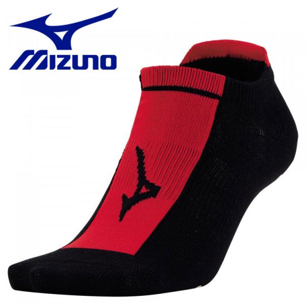 メール便送料無料 ミズノ MIZUNO 陸上競技 ソックス 靴下 (アンクル/滑り止め付) メンズ ...