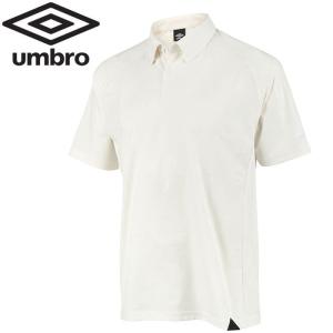 アンブロ umbro  コットンライク半袖ポロシャツ ユニセックス UUUSJA71-SWHT