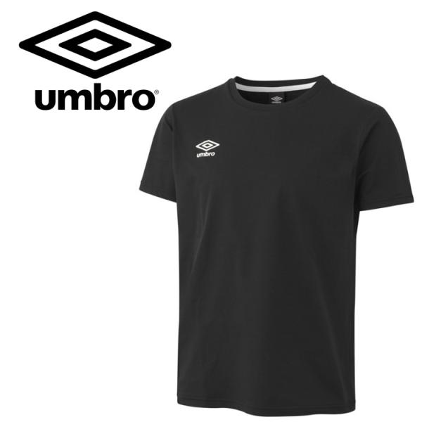 メール便送料無料 アンブロ サッカー Tシャツ メンズ レディース UUUVJA61-BLK