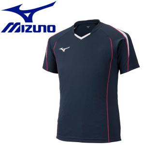 メール便送料無料 ミズノ MIZUNO バレーボール ゲームシャツ 半袖 メンズ レディース V2MA908714｜ezone