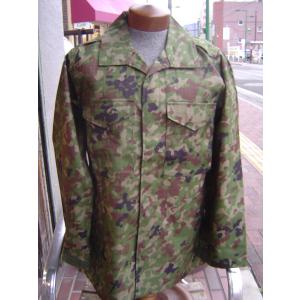 生産終了 PX品 陸上自衛隊 迷彩服 防暑3型 麻混リップストップ