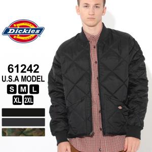 ディッキーズ キルティングジャケット 61242 Dickies メンズ 中綿 ナイロン アウター ブルゾン ジャケット USAモデル｜f-box