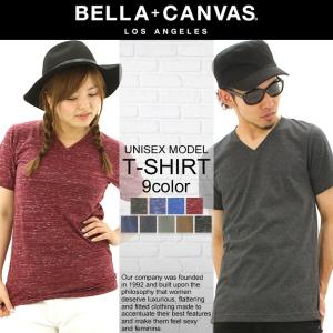 ベラキャンバス ロサンゼルス Tシャツ 半袖 Vネック 無地 メンズ レディース BELLA+CANVAS LOS ANGELES 半袖Tシャツ【メール便可】｜f-box