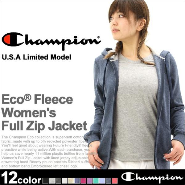 チャンピオン パーカー ジップアップ レディース 大きいサイズ USAモデル スウェット ロゴ アメ...