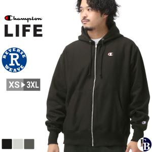 【送料無料】 チャンピオン パーカー ジップアップ メンズ レディース 裏起毛 ロゴ プリント XS-3XL GF69 Y06145 REVERSE WEAVE USAモデル Champion 4L