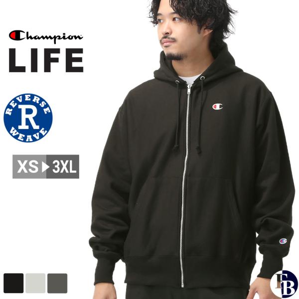 チャンピオン パーカー ジップアップ メンズ レディース 裏起毛 XS-3XL GF69 Y0614...