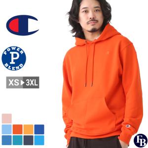 【送料無料】 Champion チャンピオン パーカー プルオーバー メンズ レディース 裏起毛 XS-3XL S0889 POWERBLEND USAモデル (champion-s0889-n)【COP】｜f-box