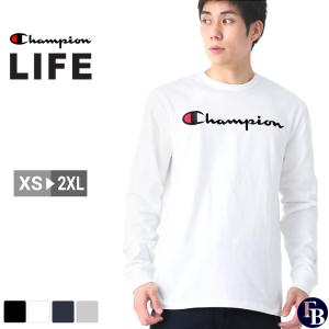 Champion チャンピオン ロンT メンズ 長袖Tシャツ 厚手 プリント