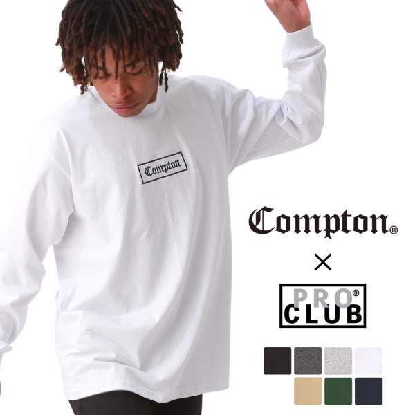プロクラブ コンプトン ヘビーウェイト ロンt メンズ 長袖 tシャツ 厚手 [PRO CLUB 1...