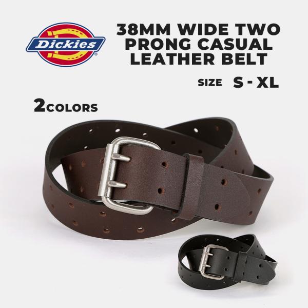 ディッキーズ ベルト メンズ ビジネス ダブルピンベルト レザー Dickies [dickies-...