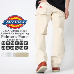 Dickies ディッキーズ w32 ペインターパンツ 1953WH ホワイト Dickies（ディッキーズ） ペインターパンツ メンズ 大きいサイズ