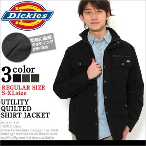 ディッキーズ Dickies ジャケット メンズ 大きいサイズ アウター ブルゾン 防寒 シャツジャケット ミリタリー キルティング アメカジ ジャケット